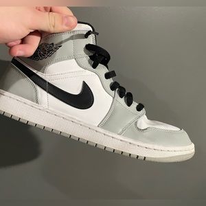 Size 11.5 Air Jordan 1s/ Worn once a month/ Not bad shape, just has creasings